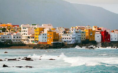 a colorful coast in Puerto de la Cruz. unsplash:gabrielle maurer