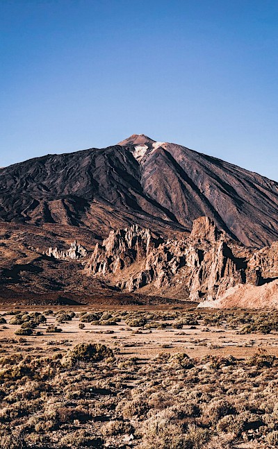 Rocky landscape around Mount Teide, Tenerife, Spain. Unsplash@Ivan Zhirnov