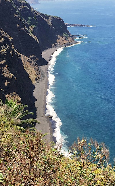 Volcanic beach, Tenerife, Spain. Unsplash@Marg Ab