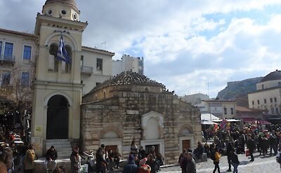 Square in Monastiraki, Athens, Greece. Flickr: Luke McKernan