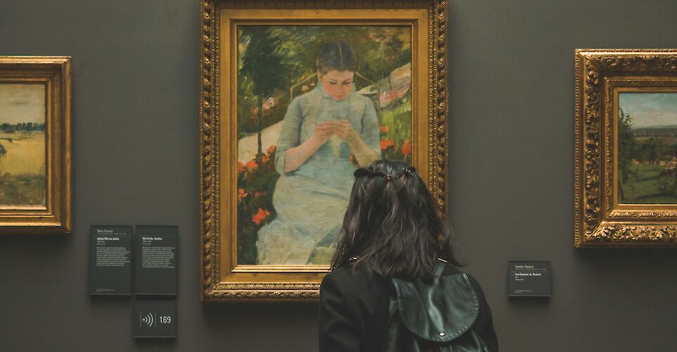 Monet painting in the Musee d'Orsay. Unsplash: Diane Picchiottino