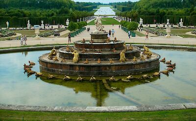 Fountain Palace of Versailles, France. Unsplash: Mateus Campos Felipe