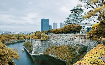 Osaka castle, Japan. Unsplash: Rafael Hoyosweht
