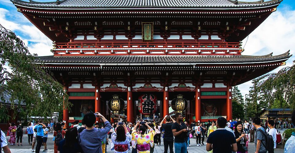 Sensoji Temple, Tokyo, Japan. Unsplash: Nicholas Doherty