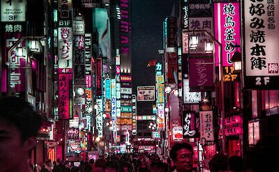 Shinjuku, Tokyo, Japan. Unsplash: Alexandre Lallemand
