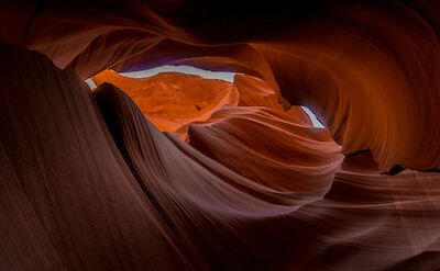 Lower Antelope Canyon, Arizona, USA. Unsplash: Sven Vander Pluijm