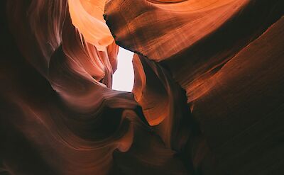 Lower Antelope Canyon, Arizona, USA. Unsplash: Ashley Knedler