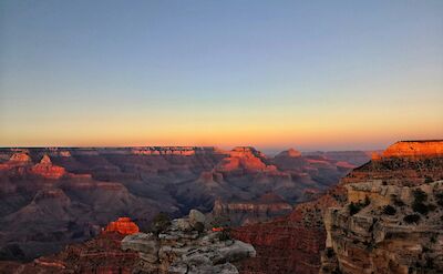 Grand Canyon at sunset, Arizona, USA. Unsplash: Jennifer Rogalla