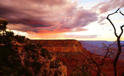 Grand Canyon at sunset, Arizona, USA. Unsplash: Pascal De Brunner