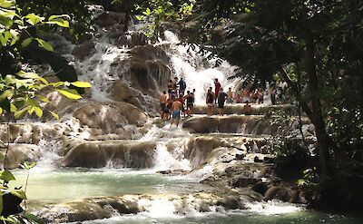 Climbing up Dunn's River Falls, Jamaica. Thank You (24 Millions ) Views@Flickr