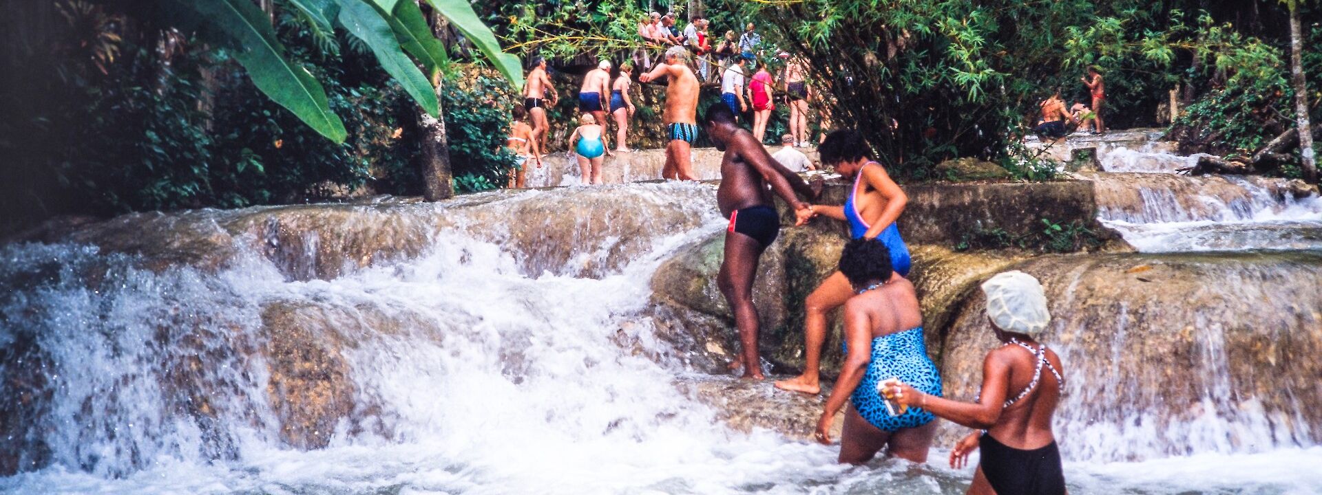 Dunns River Falls, Ocho Rios, Jamaica. Flickr: Alh1