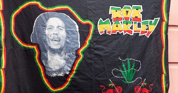 Bob Marley flag. Sam Saunders@Flickr