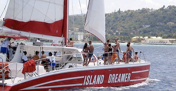 Island dreamer catamaran, Jamaica.