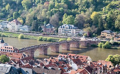 Old Bridge over Neckar River in Heidelberg, Germany. Flickr:Gunter Hentschel