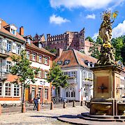 Koblenz to Heidelberg - Old town of heidelberg in germany. Photo: Astock