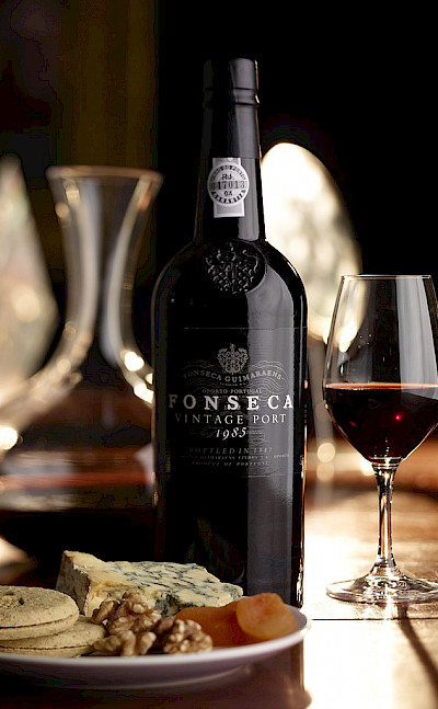 Fonseca Vintage port wine. The ports are Portugal's specialty. Creative Commons:Wiki-portwine