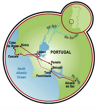 Portugal, tierra de contrastes Map
