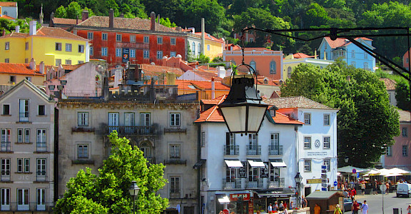 Biking through Sintra, Portugal. Flickr:Cahroi 38.802144226550745, -9.373631874526883