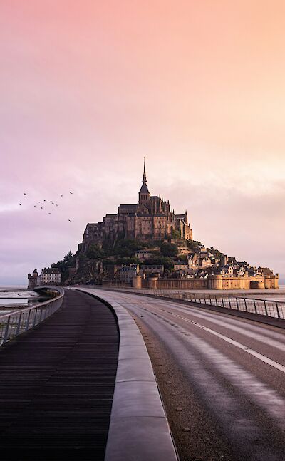 Le Mont Saint-Michel, France. Unsplash:Dan Asaki