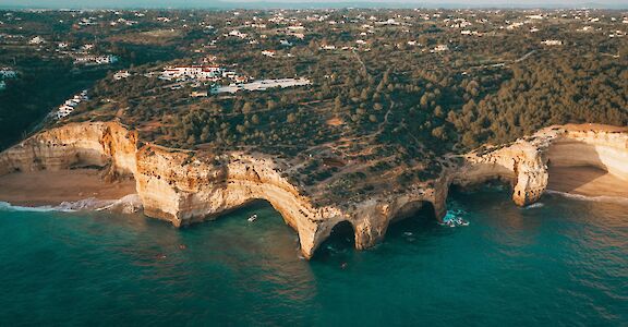 Cliffs, Albufeira, Algarve, Portugal. Ben Den Engelsen@Unsplash