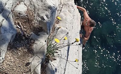 Climbing the cliffs, Split, Croatia. CC:Given2Fly Adventures