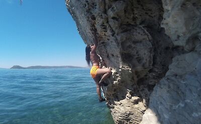 Scaling the cliffs, Split, Croatia. CC:Given2Fly Adventures