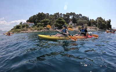 Kayaking around Split, Croatia. CC:Given2Fly Adventures