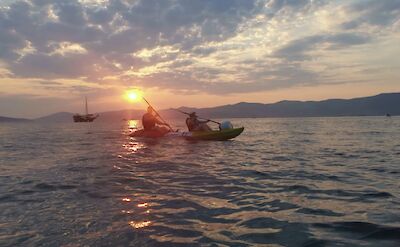 Kayaking around Split at sunset, Croatia. CC:Given2Fly Adventures