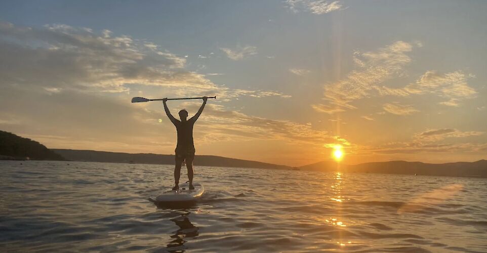 Raising the paddle, Split, Croatia. CC:Given2Fly Adventures