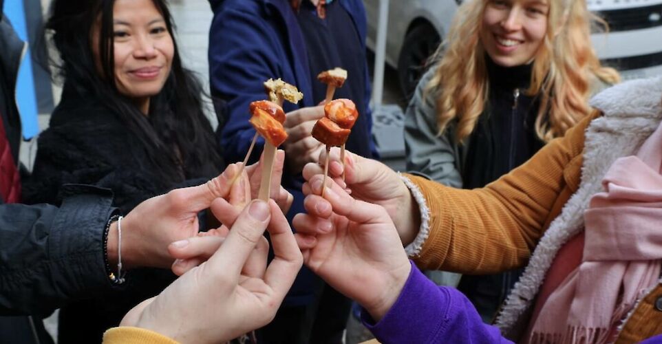 Currywurst, Berlin, Germany. CC:Eating Europe