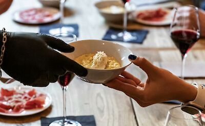 Dessert is served, Milan, Italy. CC:Eating Europe