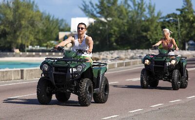 Riding ATVs, Nassau, Bahamas. CC:El Sol Vida