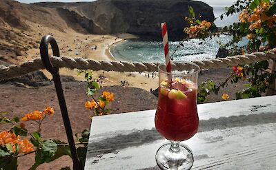 Sangria at Playa de Papagayo, Lanzarote, Canary Islands. Flickr:Mark