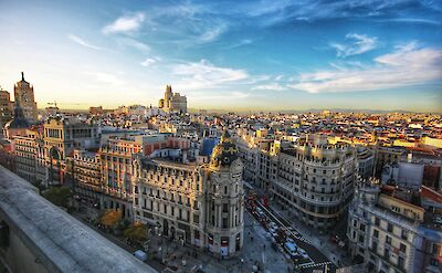 Views over Gran Via, Madrid, Spain. Unsplash:JorgeFernandezSalas