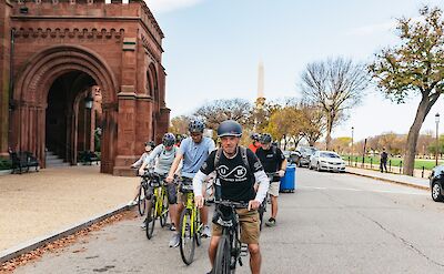 Group tour through Washington DC, USA. CC:Unlimited Biking