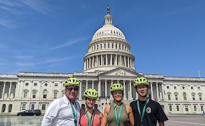 Posing in front of Capitol Hill, Washington DC, USA. CC:Unlimited Biking