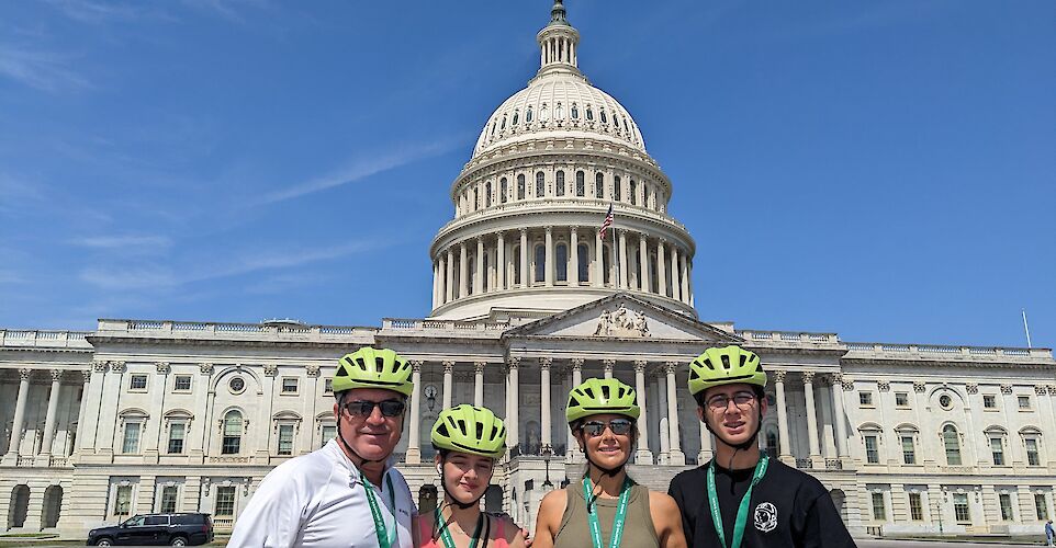 Posing in front of Capitol Hill, Washington DC, USA. CC:Unlimited Biking