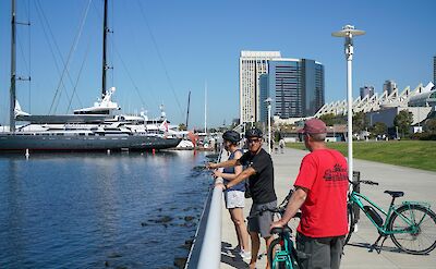 Listening to the tour guide, San Diego, California, USA. CC:Unlimited Biking