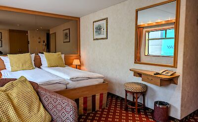 The Junior Suite aboard the MS Rigoletto | Holland Bike & Boat Tours