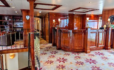 Reception area on the MS Rigoletto | Holland Bike & Boat Tours