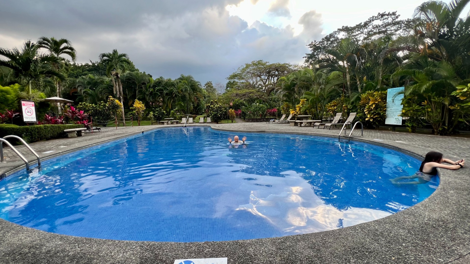 The pool at Arenal Country Inn