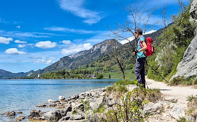 Scenic Alpine lake trails. toEH