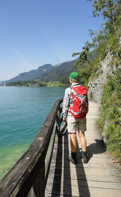 Walking the scenic trails around Wolfgangsee -to