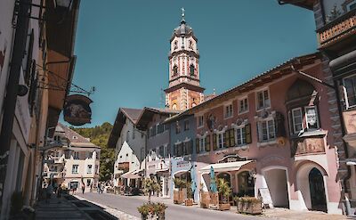 The colorful streets of Mittenwald. Unsplash:Joshua Kettle