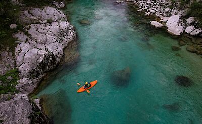 Kayaking along the River. Unsplash:Marco Balazic