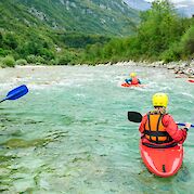 Alpine Multi-Adventure in Slovenia - Kayaking in Slovenia. -to