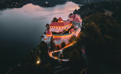 The majestic Bled Castle. Unsplash:Thomas Malik