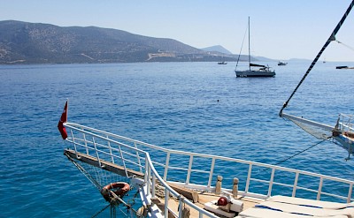 On a boat in Bodrum, Turkey. Unsplash@Georgii Eletskikh