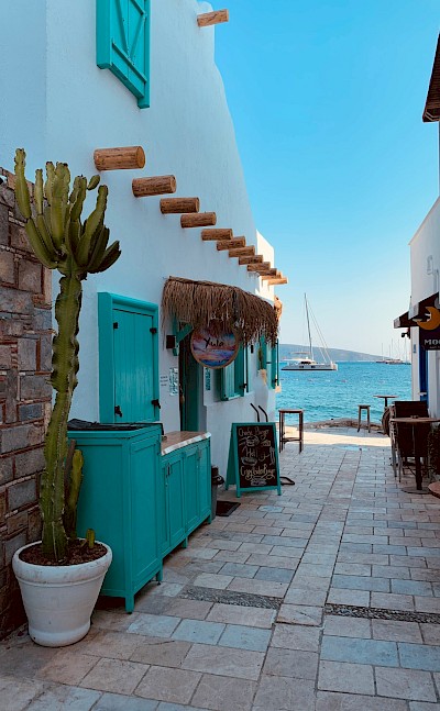 Street by the sea, Bodrum, Turkey. Unsplash@Gokhan Polat