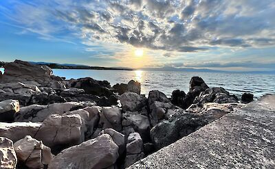 Dramatic skies over Krk, Croatia hiking tour. Unsplash@Vladimir Vranjkovic